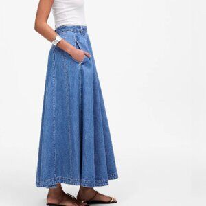 Madewell Midi Denim Skirt